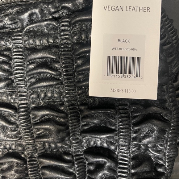 JASON Wu Fay Bubble Baguette Shoulder Bag Black Vegan Leather NWT Purse - Picture 6 of 10